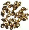 20 12mm Gold Plated Lobster Claw Clasps